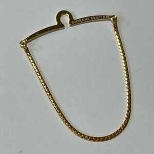 Giorgio Brutini Gold Plate Tie Chain Men’s Accessory Formal Wedding Formalwear